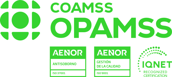 COAMSS/OPAMSS · certificaciones ISO 9001, ISO 37001 e IQNET
